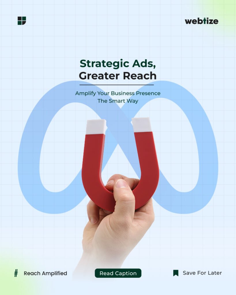 Meta Ads Agency Webtize running strategic campaigns for business growth